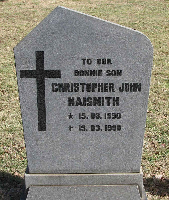NAISMITH Christopher John 1990-1990