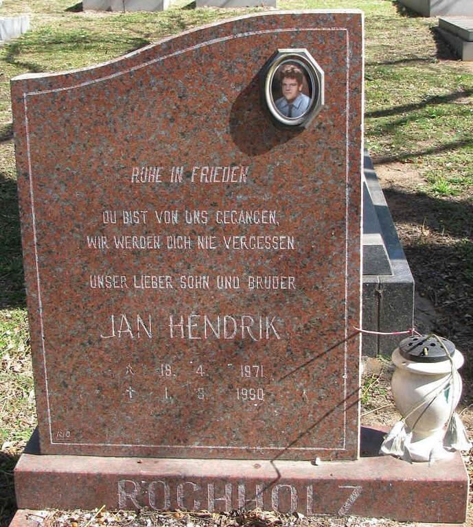 ROCHHOLTZ Jan Hendrik 1971-1980