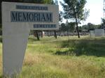 1. Memoriam cemetery in Bloemfontein
