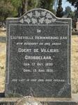 GROBBELAAR Coert De Villiers 1890-1931
