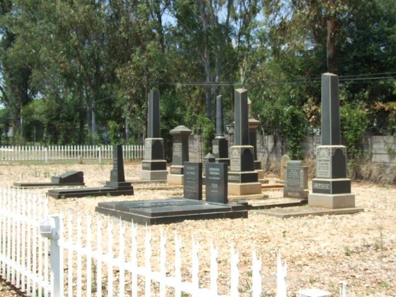 1. Overview Vaalpark cemetery