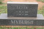 MYBURGH Lettie 1954-1994