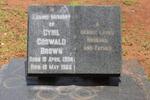 BROWN Cyril Coswald 1904-1969