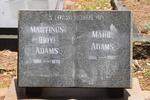 ADAMS Martinus 1900-1970 & Marie 1904-1982