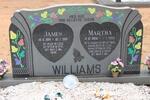 WILLIAMS James 1919-1991 & Martha 1926-1993