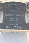 WILLIAMS Johanna Elizabeth 1881-1971