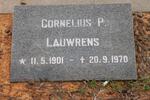 LAUWRENS Cornelius P. 1901-1970