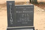 WILLIAMS Maria Magdalena 1912-1987