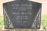 MULLER Mavis 1931-1960