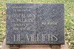 VILLIERS Gerrit Klares, de 1935-1966