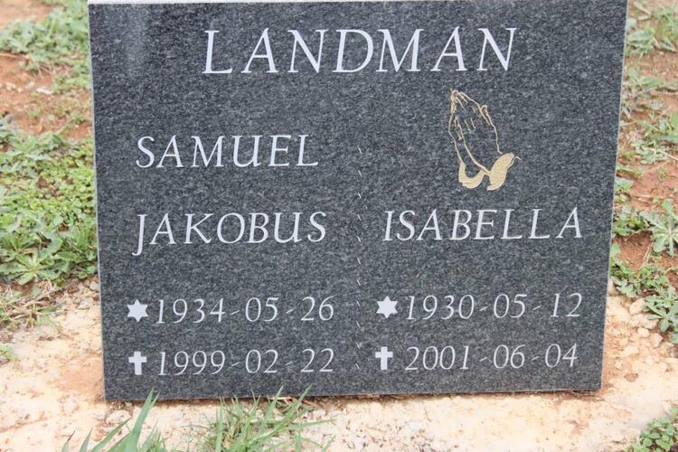 LANDMAN Samuel Jakobus 1934-1999 & Isabella 1930-2001
