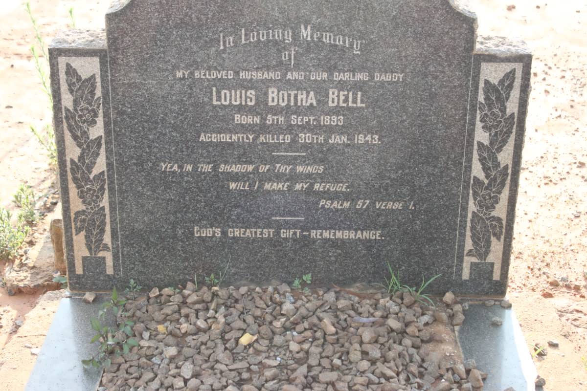 BELL Louis Botha 1893-1943