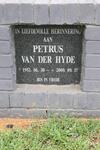 HYDE Petrus, van der 1952-2000