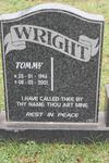 WRIGHT Tommy 1946-2001