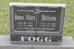 FOGG James Albert 1927-2000 & Phillipina 1924-1999
