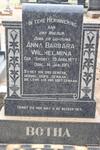 BOTHA Anna Barbara Wilhelmina nee SHORT 1877-1961