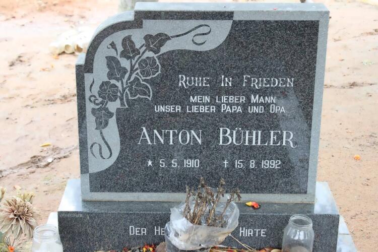 BUHLER Anton 1910-1992