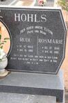 HOHLS Rudi 1944-1995 & Rosmarie 1946-1995