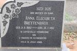 BREYTENBACH Anna Elizabeth 1892-1962