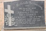 BREYTENBACH Johannes Velde 1940-1961