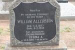 ALLERSTON William 1877-1959 & Gesina A. 1896-1970