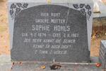 HOHLS Sophie 1874-1967