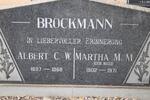 BROCKMANN Albert C.W. 1897-1968 & Martha M.M. NUSS 1902-1971