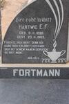 FORTMANN Hartwig E.F. 1898-1963