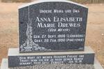 DREWES Anna Elisabeth Marie nee MEYER 1906-1990