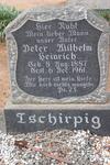 TSCHIRPIG Peter Wilhelm Heinrich 1887-1961