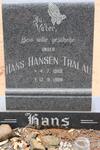 TRALAU Hans, HANSEN 1968-1989