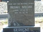 GERICKE Michael William 1941-1992