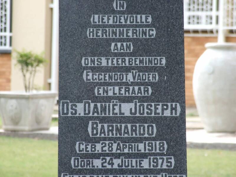 BARNARDO Daniël Joseph 1918-1975