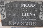 ERASMUS F.J.H. 1909-1988 & M.M. 1919-2006