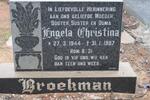 BROEKMAN Engela Christina 1944-1987