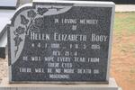 BOOY Helen Elizabeth 1918-1985