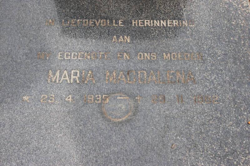 ? Maria Magdalena 1935-1982