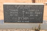 DYSON Thomas Joseph 1854-1917 & Isobella Hariet 1870-1913