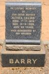 BARRY Althea Lillias 1876-1929