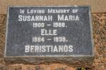 BERISTIANOS Elle 1884-1939 & Susannah Maria 1900-1968
