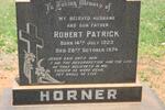 HORNER Robert Patrick 1923-1974
