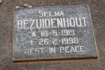 BEZUIDENHOUT Selma 1919-1998