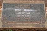 ADAMS Rose -1957