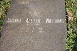 WILLIAMS Johanna Aletta nee HATTINGH 1946-2004