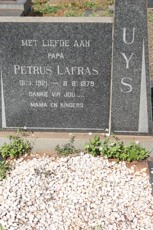 UYS Petrus Lafras 1921-1979