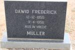 MÜLLER Dawid Frederick 1955-1956