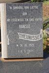 THEUNISSEN Hansie 1925-1977