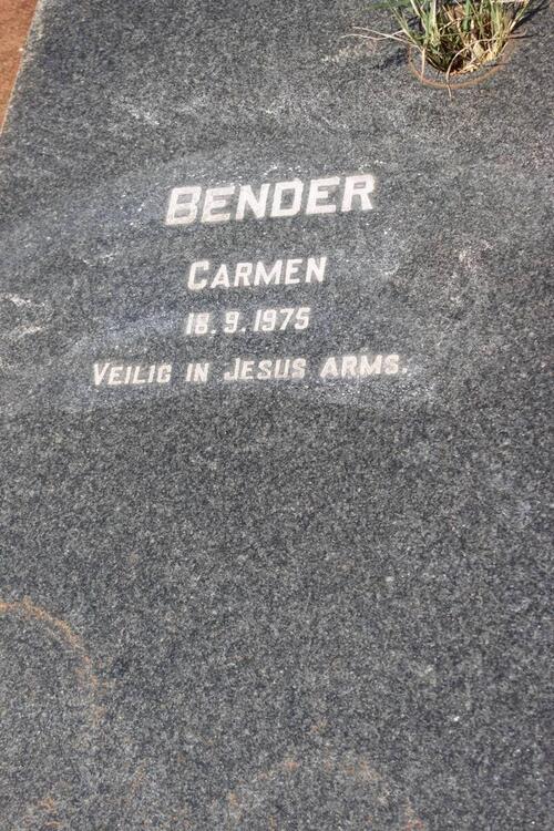 BENDER Carmen  -1975