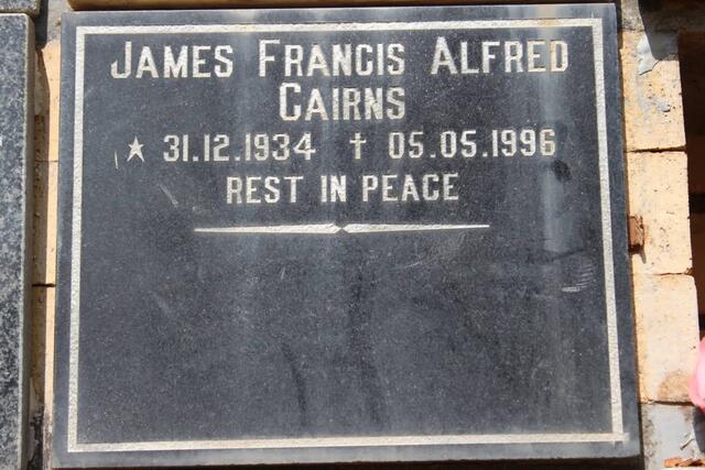 CAIRNS James Francis Alfred 1934-1996