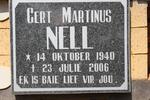 NELL Gert Martinus 1940-2006